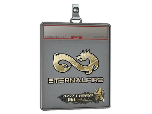 Sticker Slab | Eternal Fire (Gold) | Antwerp 2022