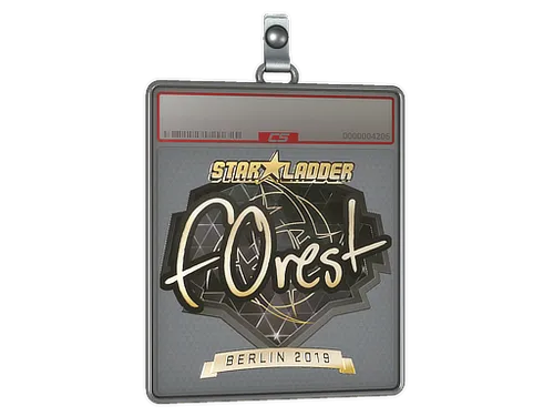 Sticker Slab | f0rest (Gold) | Berlin 2019