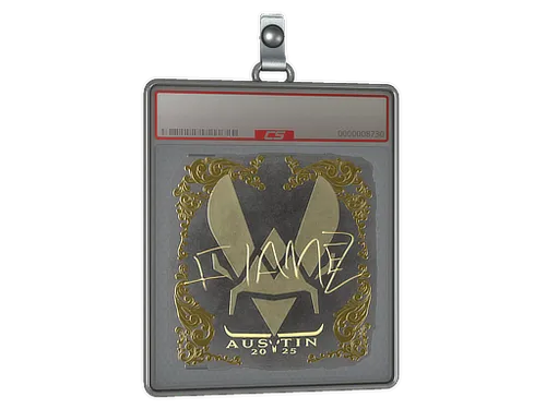 Sticker Slab | FlameZ (Gold) | Austin 2025