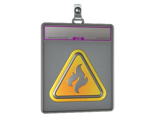 Sticker Slab | Flammable (Foil)