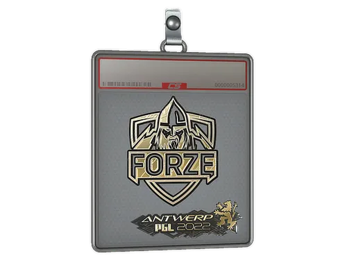 Sticker Slab | forZe eSports (Gold) | Antwerp 2022
