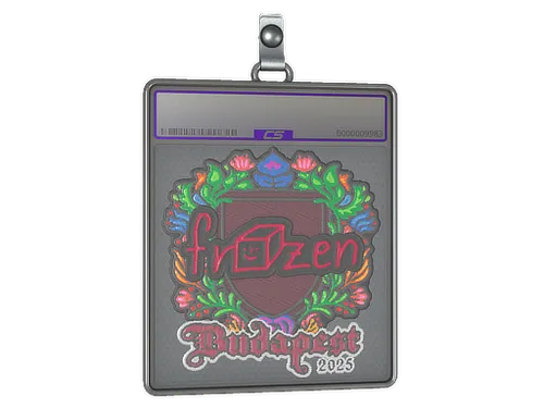 Sticker Slab | frozen (Embroidered) | Budapest 2025