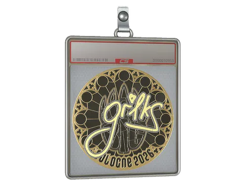 Sticker Slab | gr1ks (Gold) | Cologne 2026