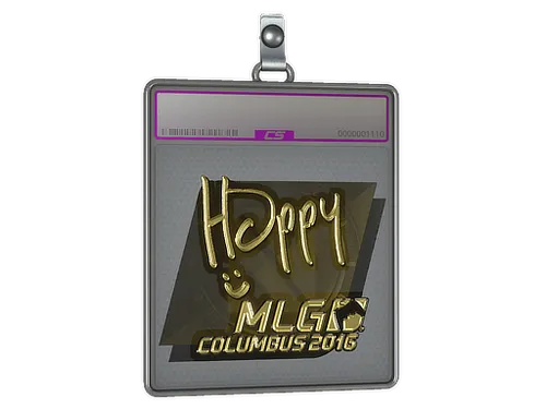 Sticker Slab | Happy (Gold) | MLG Columbus 2016