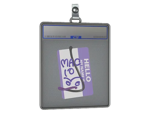 Sticker Slab | Hello MAC-10