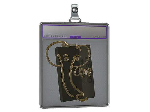 Sticker Slab | Hello UMP-45 (Gold)