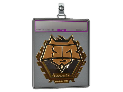 Sticker Slab | HellRaisers (Gold) | London 2018