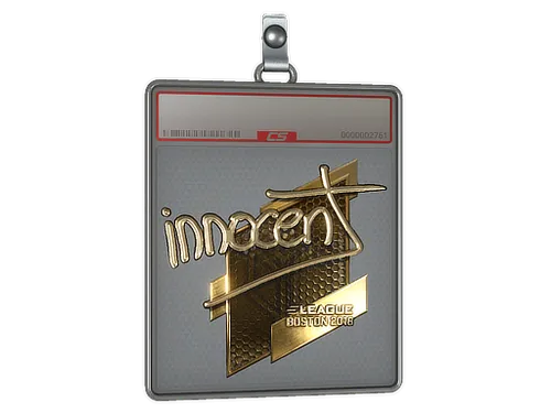 Sticker Slab | innocent (Gold) | Boston 2018