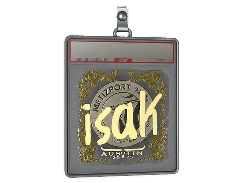 Sticker Slab | isak (Gold) | Austin 2025