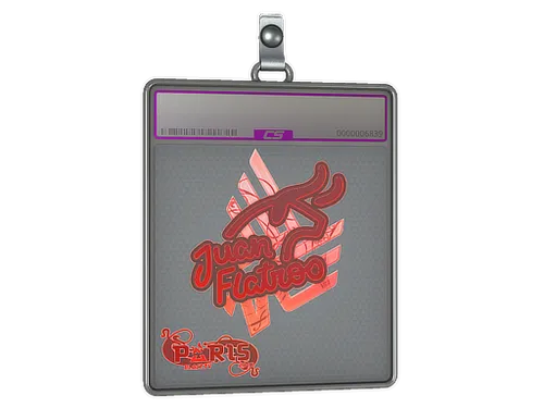 Sticker Slab | juanflatroo (Holo) | Paris 2023