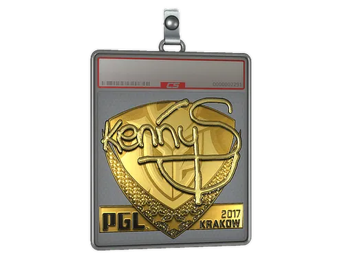 Sticker Slab | kennyS (Gold) | Krakow 2017