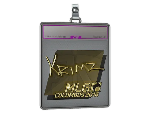 Sticker Slab | KRIMZ (Gold) | MLG Columbus 2016