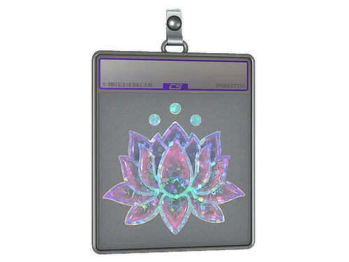 Sticker Slab | Lotus (Glitter)