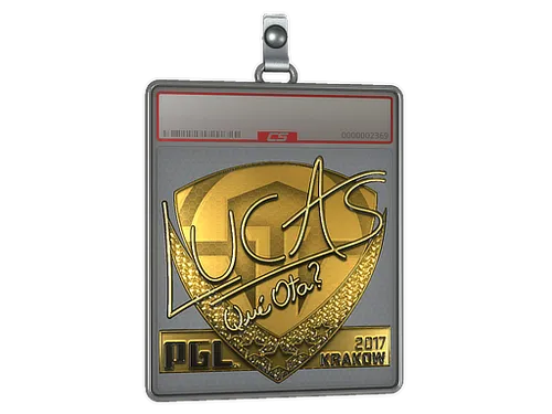 Sticker Slab | LUCAS1 (Gold) | Krakow 2017