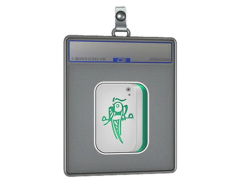 Sticker Slab | Mahjong Rooster