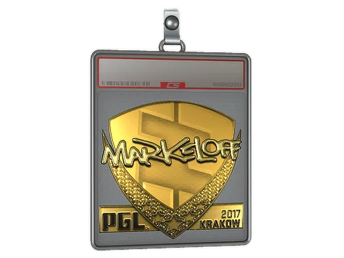 Sticker Slab | markeloff (Gold) | Krakow 2017