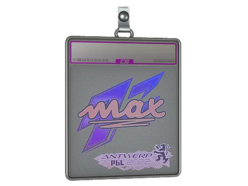 Sticker Slab | max (Holo) | Antwerp 2022