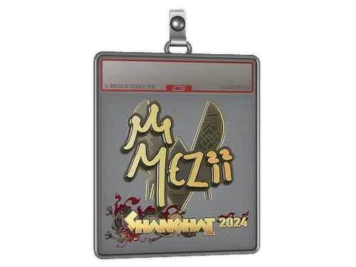 Sticker Slab | mezii (Gold) | Shanghai 2024