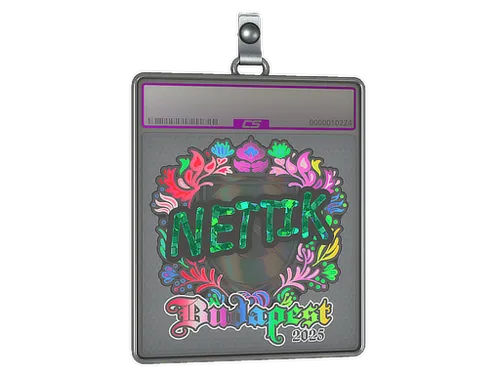 Sticker Slab | nettik (Holo) | Budapest 2025