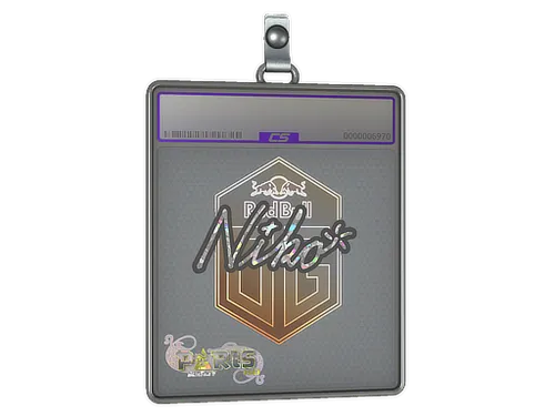 Sticker Slab | niko (Glitter)  | Paris 2023