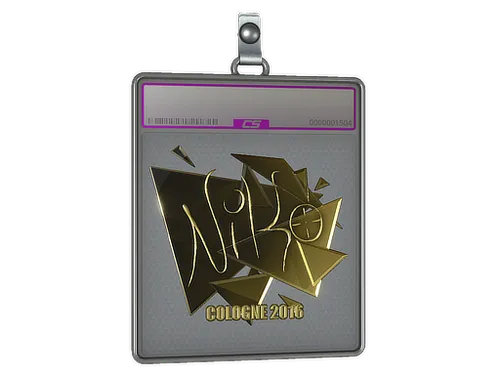 Sticker Slab | NiKo (Gold) | Cologne 2016