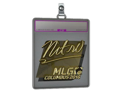 Sticker Slab | nitr0 (Gold) | MLG Columbus 2016