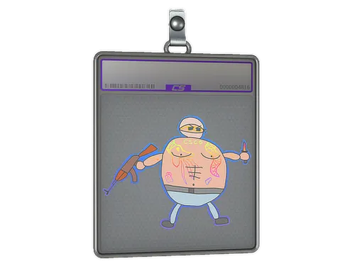 Sticker Slab | Poorly Drawn Terrorist (Holo)