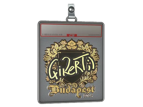 Sticker Slab | qikert (Gold) | Budapest 2025