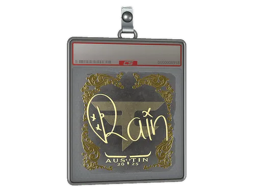 Sticker Slab | rain (Gold) | Austin 2025