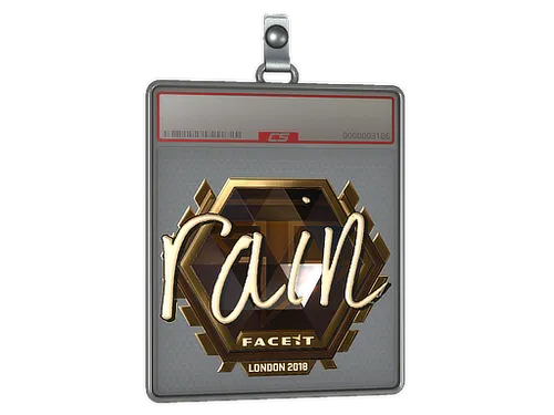 Sticker Slab | rain (Gold) | London 2018