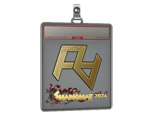 Sticker Slab | Rare Atom (Gold) | Shanghai 2024