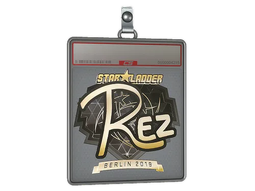 Sticker Slab | REZ (Gold) | Berlin 2019