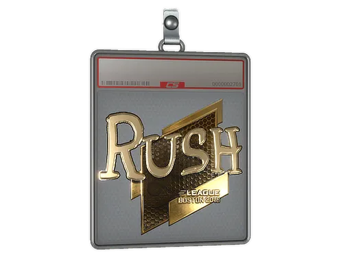 Sticker Slab | RUSH (Gold) | Boston 2018
