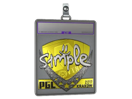 Sticker Slab | s1mple (Foil) | Krakow 2017