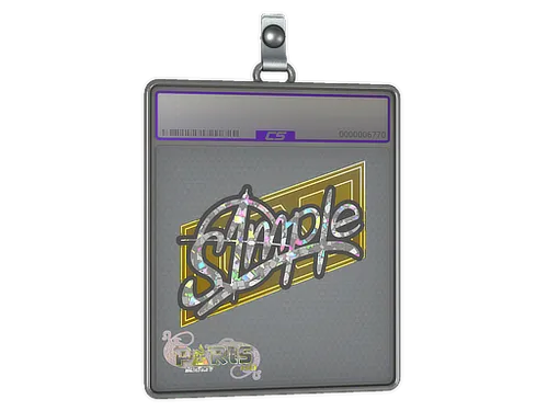 Sticker Slab | s1mple (Glitter) | Paris 2023