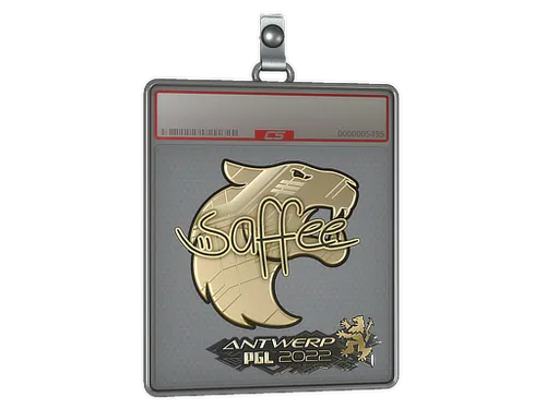 Sticker Slab | saffee (Gold) | Antwerp 2022