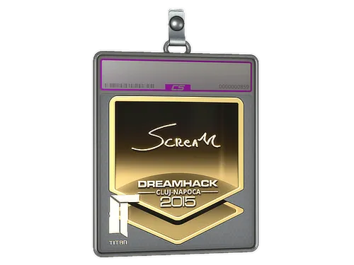 Sticker Slab | ScreaM (Gold) | Cluj-Napoca 2015