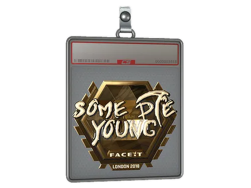 Sticker Slab | sdy (Gold) | London 2018