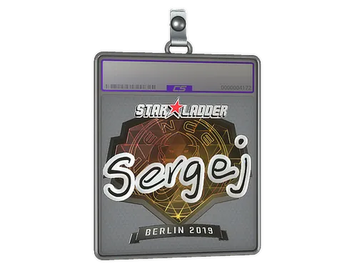 Sticker Slab | sergej (Foil) | Berlin 2019