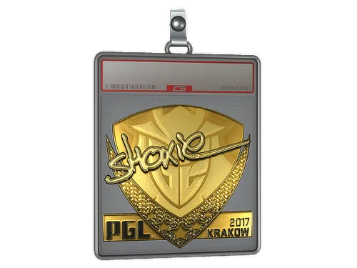 Sticker Slab | shox (Gold) | Krakow 2017