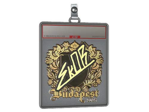 Sticker Slab | sk0R (Gold) | Budapest 2025