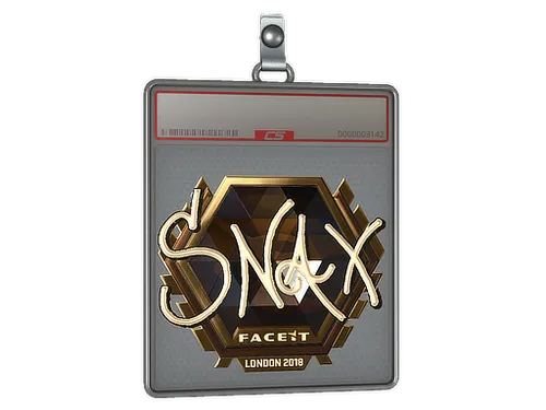 Sticker Slab | Snax (Gold) | London 2018