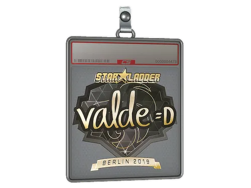 Sticker Slab | v4lde (Gold) | Berlin 2019