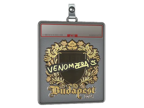 Sticker Slab | venomzera (Gold) | Budapest 2025