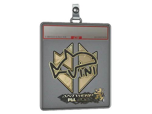 Sticker Slab | VINI (Gold) | Antwerp 2022