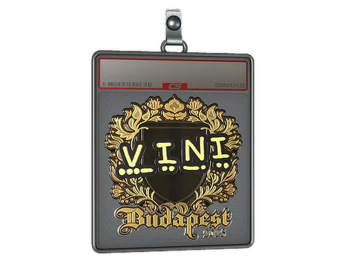 Sticker Slab | VINI (Gold) | Budapest 2025