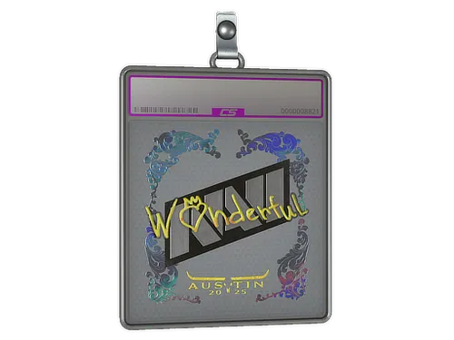 Sticker Slab | w0nderful (Holo) | Austin 2025