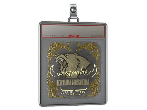 Sticker Slab | westmelon (Gold) | Austin 2025