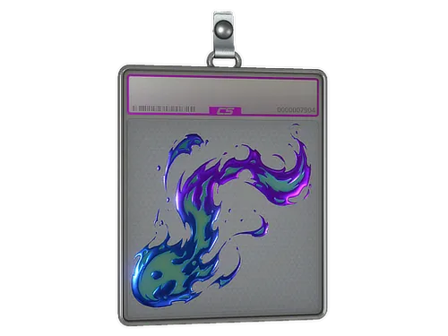 Sticker Slab | Winding Scorch (Foil)