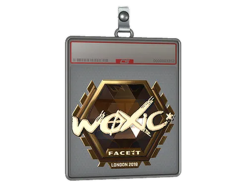 Sticker Slab | woxic (Gold) | London 2018